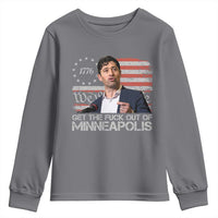 Get The Fuck Out Of Minneapolis Youth Sweatshirt Mayor Resistance Protest Jacob Political