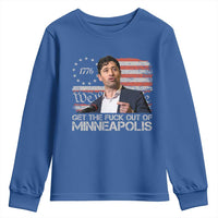 Get The Fuck Out Of Minneapolis Youth Sweatshirt Mayor Resistance Protest Jacob Political