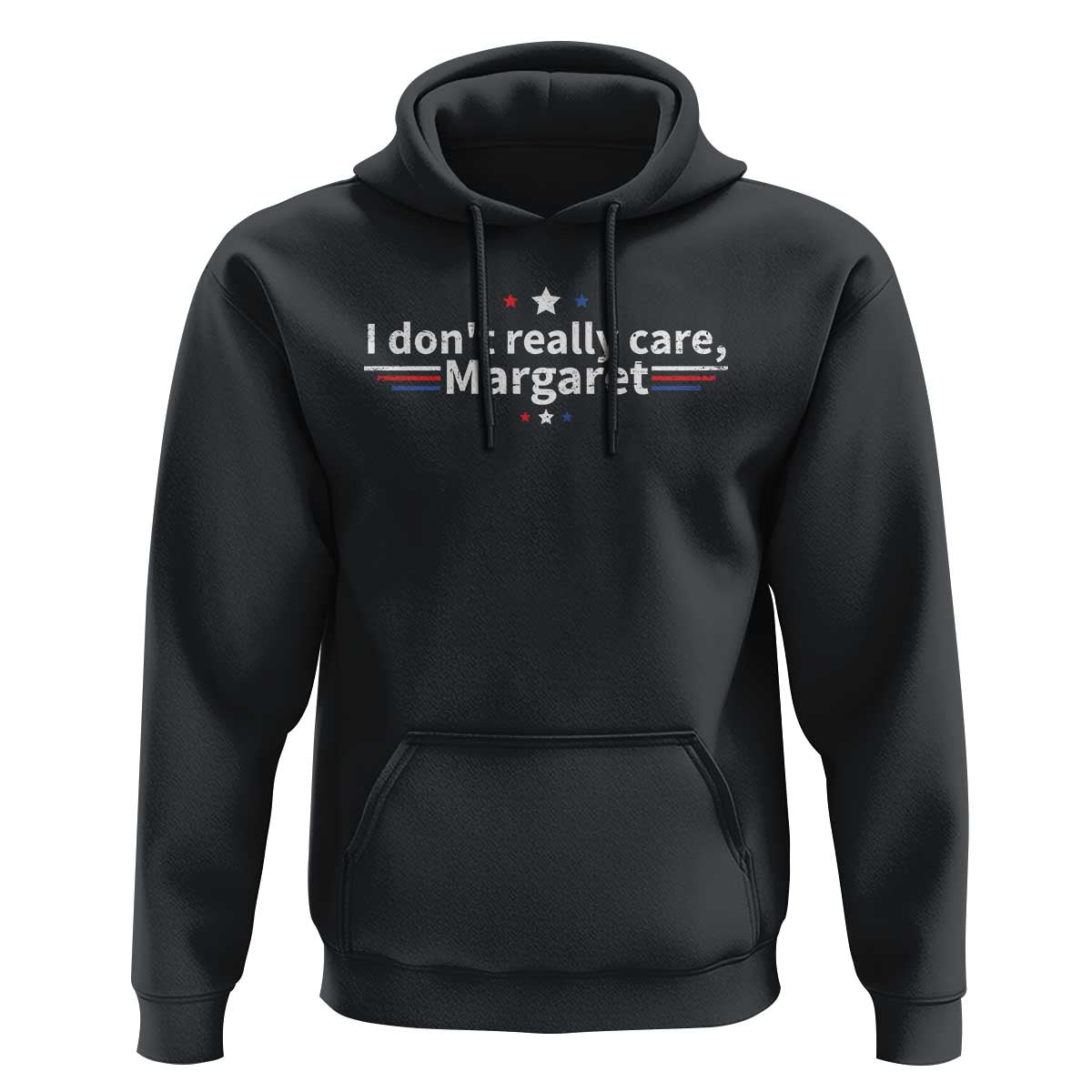 Funny JD Vance 2025 I Don't Really Care Margaret Hoodie Vintage USA Flag Star