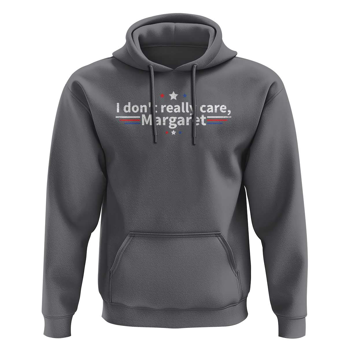 Funny JD Vance 2025 I Don't Really Care Margaret Hoodie Vintage USA Flag Star