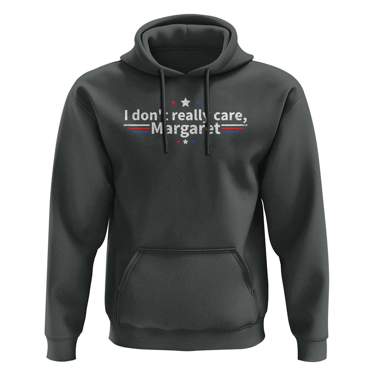 Funny JD Vance 2025 I Don't Really Care Margaret Hoodie Vintage USA Flag Star