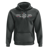 Funny JD Vance 2025 I Don't Really Care Margaret Hoodie Vintage USA Flag Star