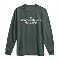 Funny JD Vance 2025 I Don't Really Care Margaret Long Sleeve Shirt Vintage USA Flag Star