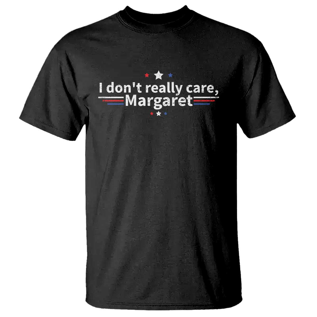 Funny JD Vance 2025 I Don't Really Care Margaret T Shirt Vintage USA Flag Star