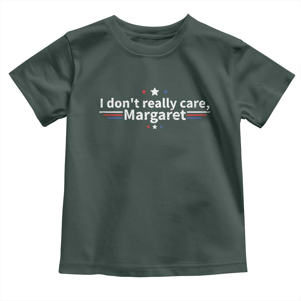Funny JD Vance 2025 I Don't Really Care Margaret Toddler T Shirt Vintage USA Flag Star