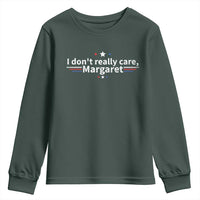 Funny JD Vance 2025 I Don't Really Care Margaret Youth Sweatshirt Vintage USA Flag Star