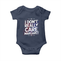 Funny JD Vance 2025 I Don't Really Care Margaret Baby Onesie Star