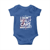 Funny JD Vance 2025 I Don't Really Care Margaret Baby Onesie Star