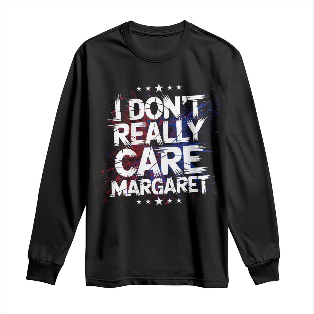 Funny JD Vance 2025 I Don't Really Care Margaret Long Sleeve Shirt Star