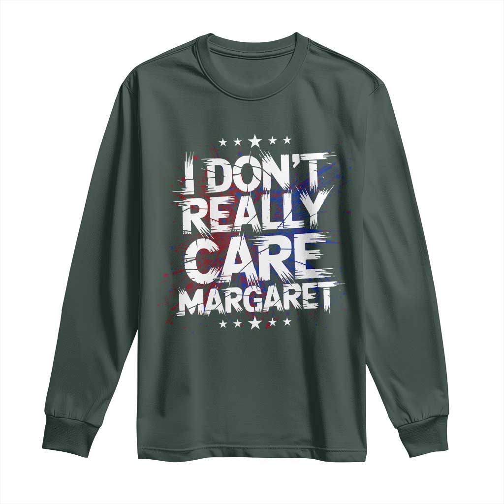 Funny JD Vance 2025 I Don't Really Care Margaret Long Sleeve Shirt Star