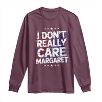 Funny JD Vance 2025 I Don't Really Care Margaret Long Sleeve Shirt Star
