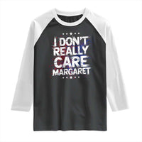 Funny JD Vance 2025 I Don't Really Care Margaret Raglan Shirt Star