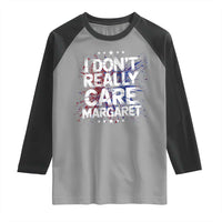 Funny JD Vance 2025 I Don't Really Care Margaret Raglan Shirt Star