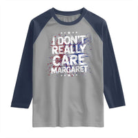 Funny JD Vance 2025 I Don't Really Care Margaret Raglan Shirt Star