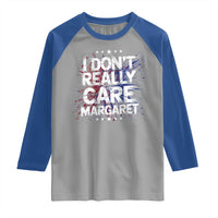 Funny JD Vance 2025 I Don't Really Care Margaret Raglan Shirt Star