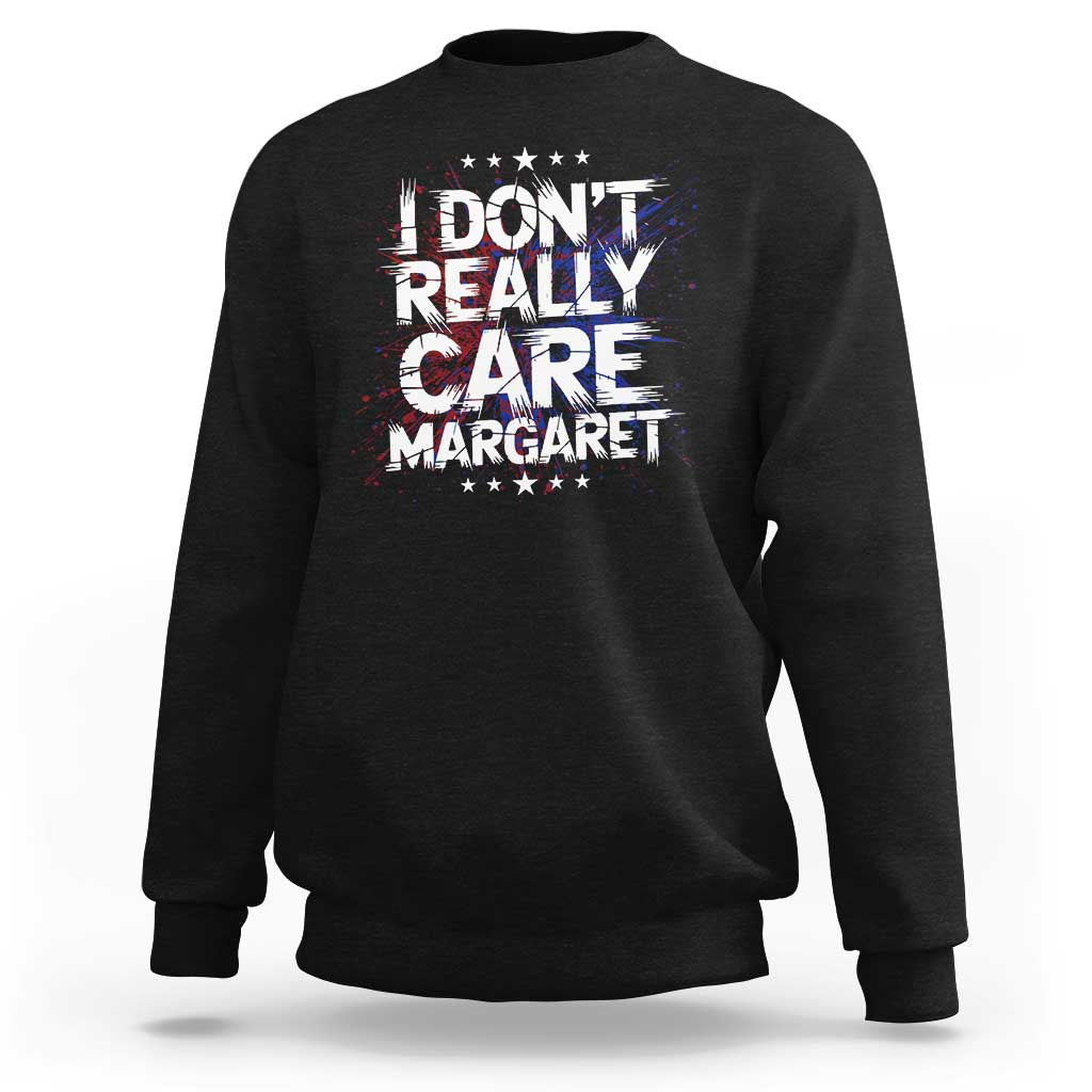 Funny JD Vance 2025 I Don't Really Care Margaret Sweatshirt Star