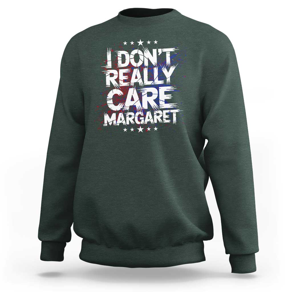 Funny JD Vance 2025 I Don't Really Care Margaret Sweatshirt Star