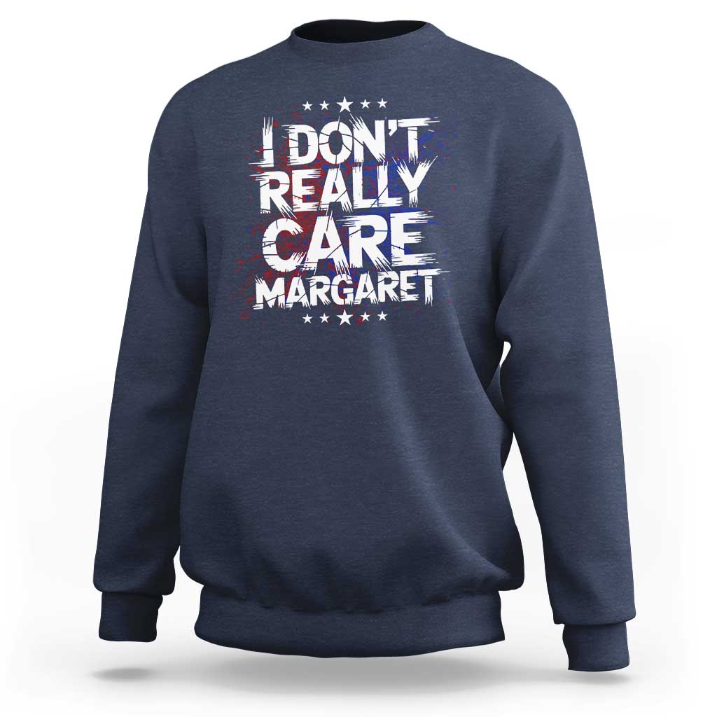 Funny JD Vance 2025 I Don't Really Care Margaret Sweatshirt Star