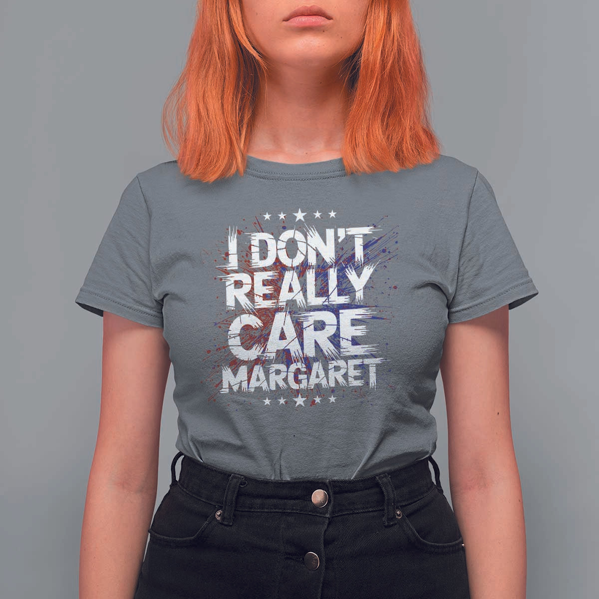 Funny JD Vance 2025 I Don't Really Care Margaret T Shirt For Women Star