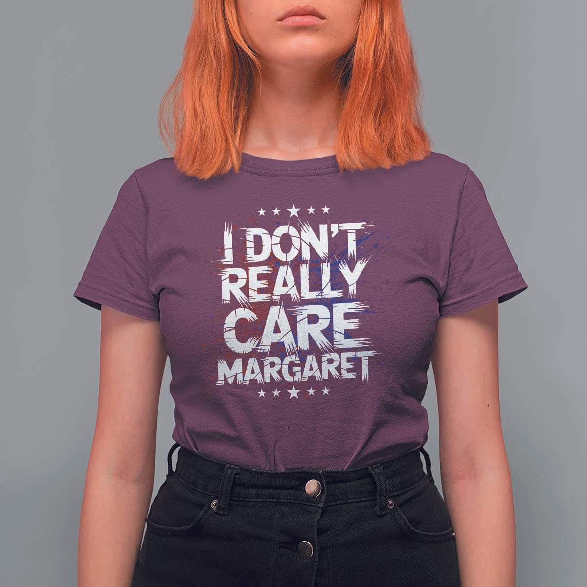 Funny JD Vance 2025 I Don't Really Care Margaret T Shirt For Women Star