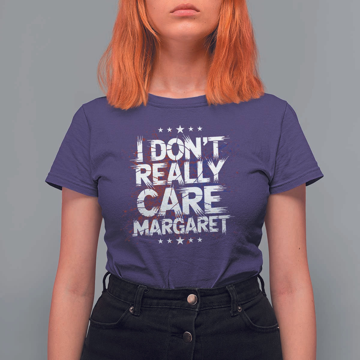 Funny JD Vance 2025 I Don't Really Care Margaret T Shirt For Women Star