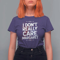 Funny JD Vance 2025 I Don't Really Care Margaret T Shirt For Women Star