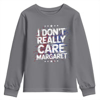 Funny JD Vance 2025 I Don't Really Care Margaret Youth Sweatshirt Star