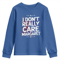 Funny JD Vance 2025 I Don't Really Care Margaret Youth Sweatshirt Star