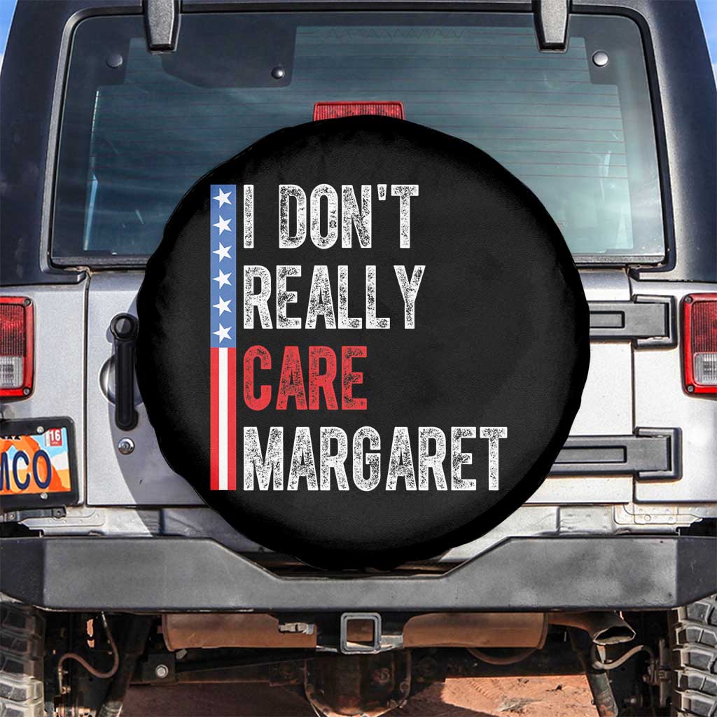 Funny JD Vance 2025 I Don't Really Care Margaret Spare Tire Cover American Flag Stripe