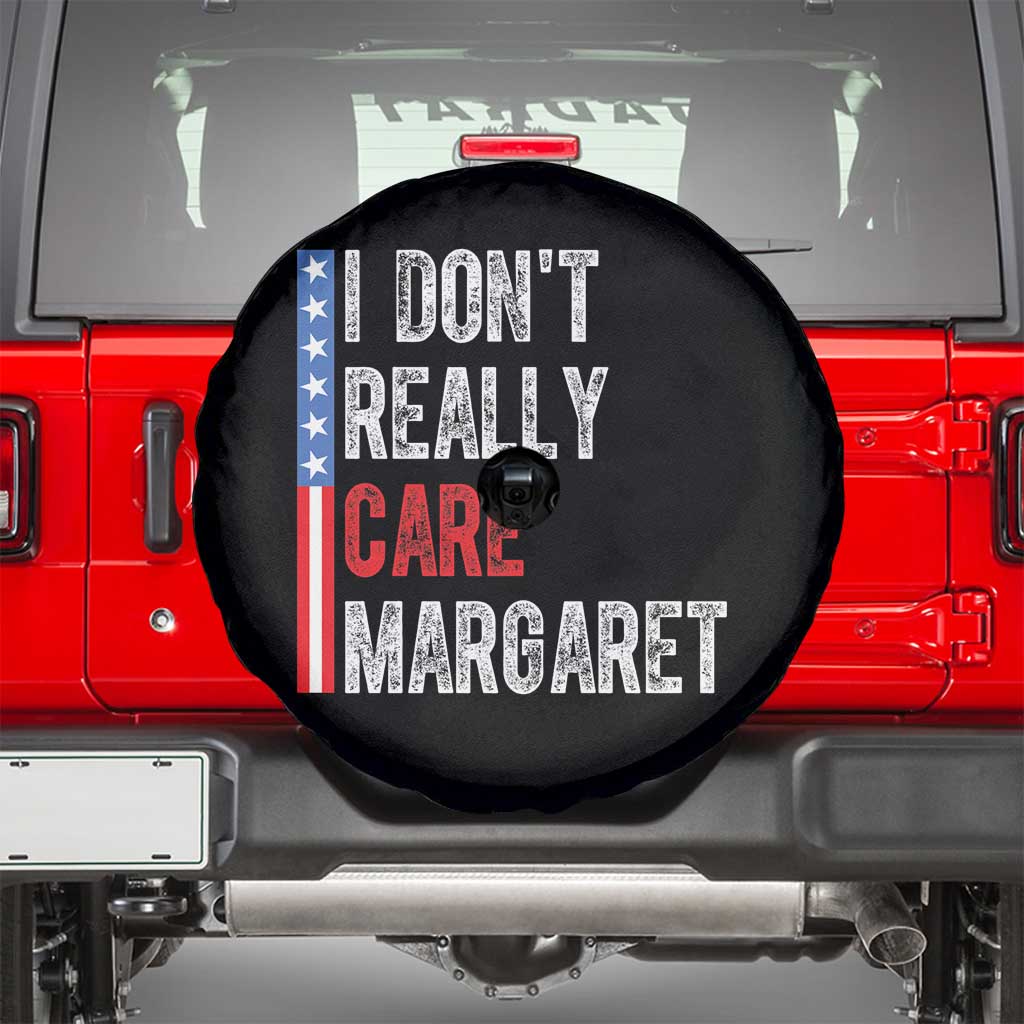Funny JD Vance 2025 I Don't Really Care Margaret Spare Tire Cover American Flag Stripe