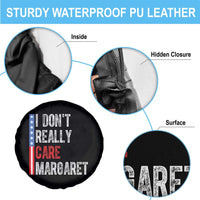 Funny JD Vance 2025 I Don't Really Care Margaret Spare Tire Cover American Flag Stripe