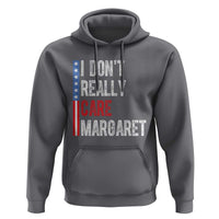 Funny JD Vance 2025 I Don't Really Care Margaret Hoodie American Flag Stripe