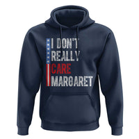 Funny JD Vance 2025 I Don't Really Care Margaret Hoodie American Flag Stripe