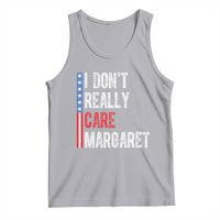 Funny JD Vance 2025 I Don't Really Care Margaret Tank Top American Flag Stripe