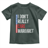 Funny JD Vance 2025 I Don't Really Care Margaret Toddler T Shirt American Flag Stripe