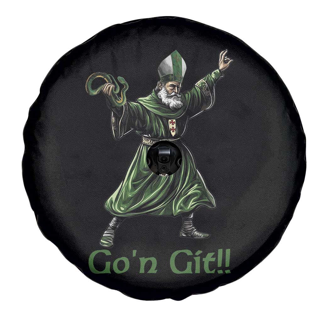 Funny St Patrick's Day Spare Tire Cover Go'n Git Saint Patrick Snake
