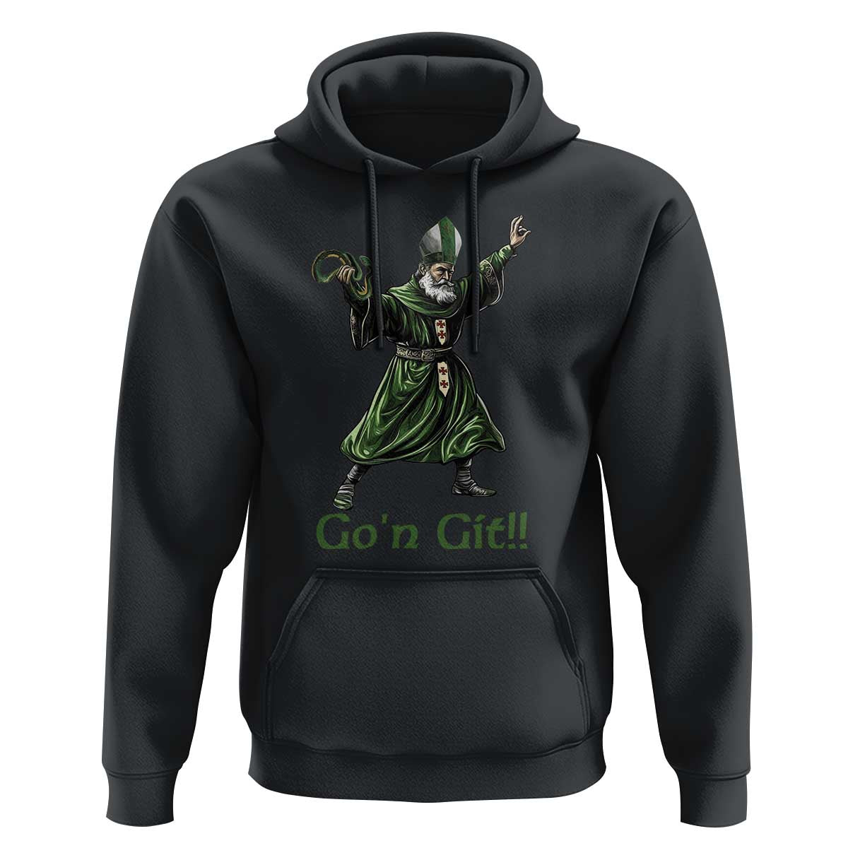 Funny St Patrick's Day Hoodie Go'n Git Saint Patrick Snake