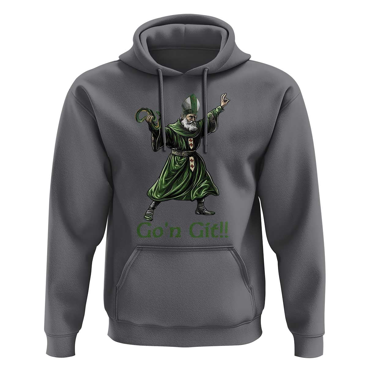 Funny St Patrick's Day Hoodie Go'n Git Saint Patrick Snake
