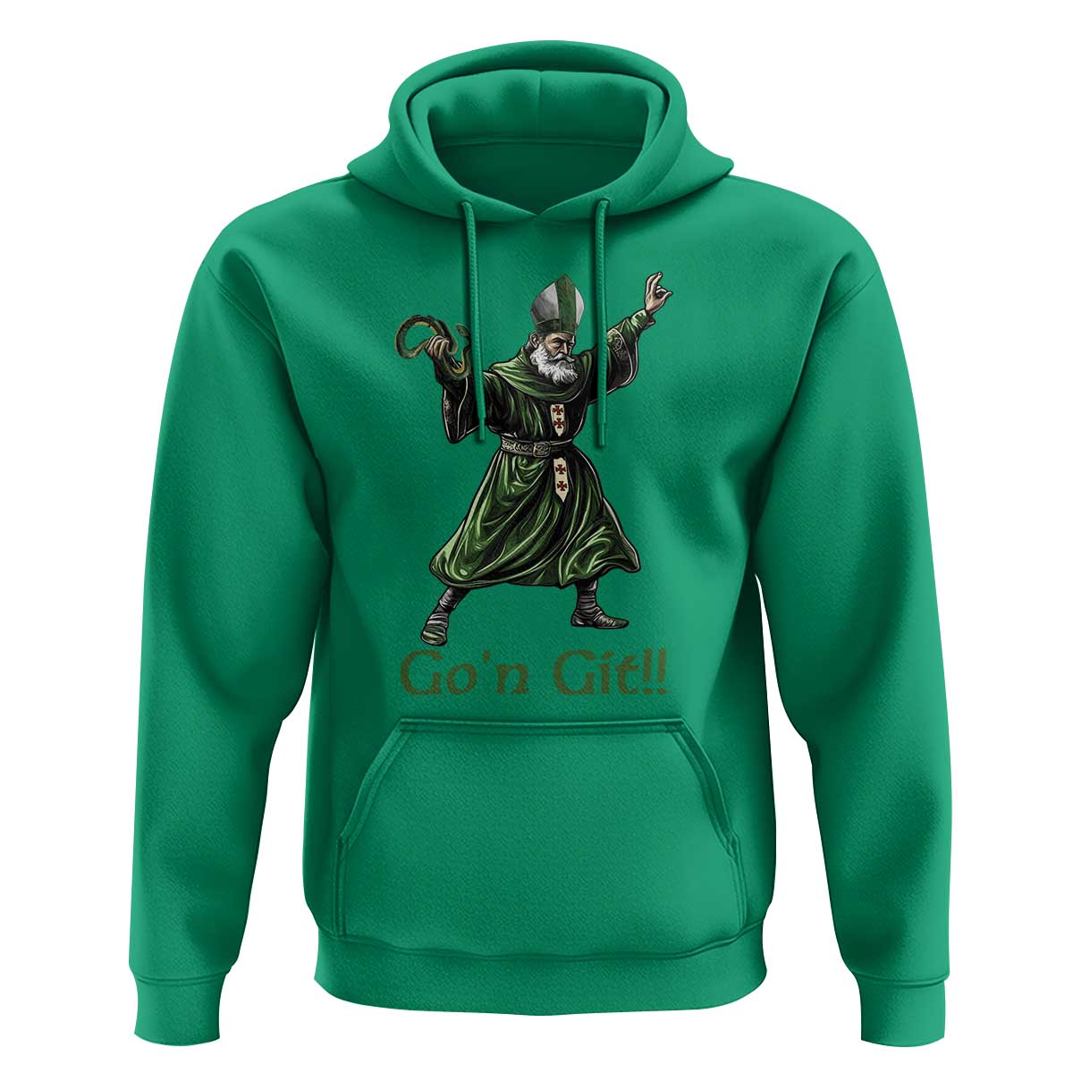 Funny St Patrick's Day Hoodie Go'n Git Saint Patrick Snake