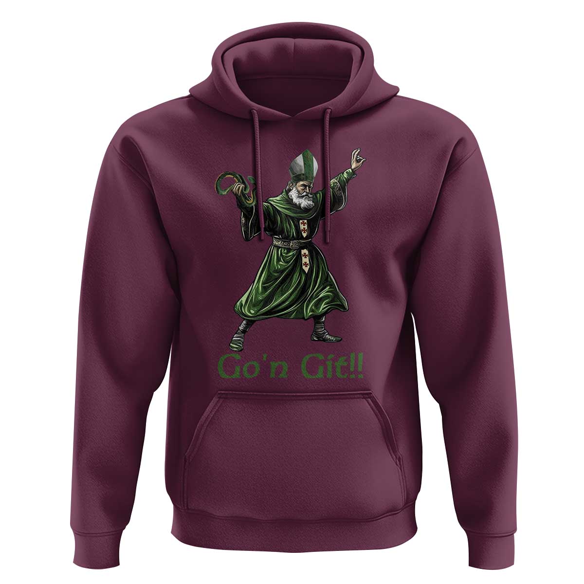Funny St Patrick's Day Hoodie Go'n Git Saint Patrick Snake