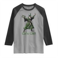 Funny St Patrick's Day Raglan Shirt Go'n Git Saint Patrick Snake