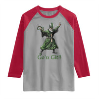 Funny St Patrick's Day Raglan Shirt Go'n Git Saint Patrick Snake