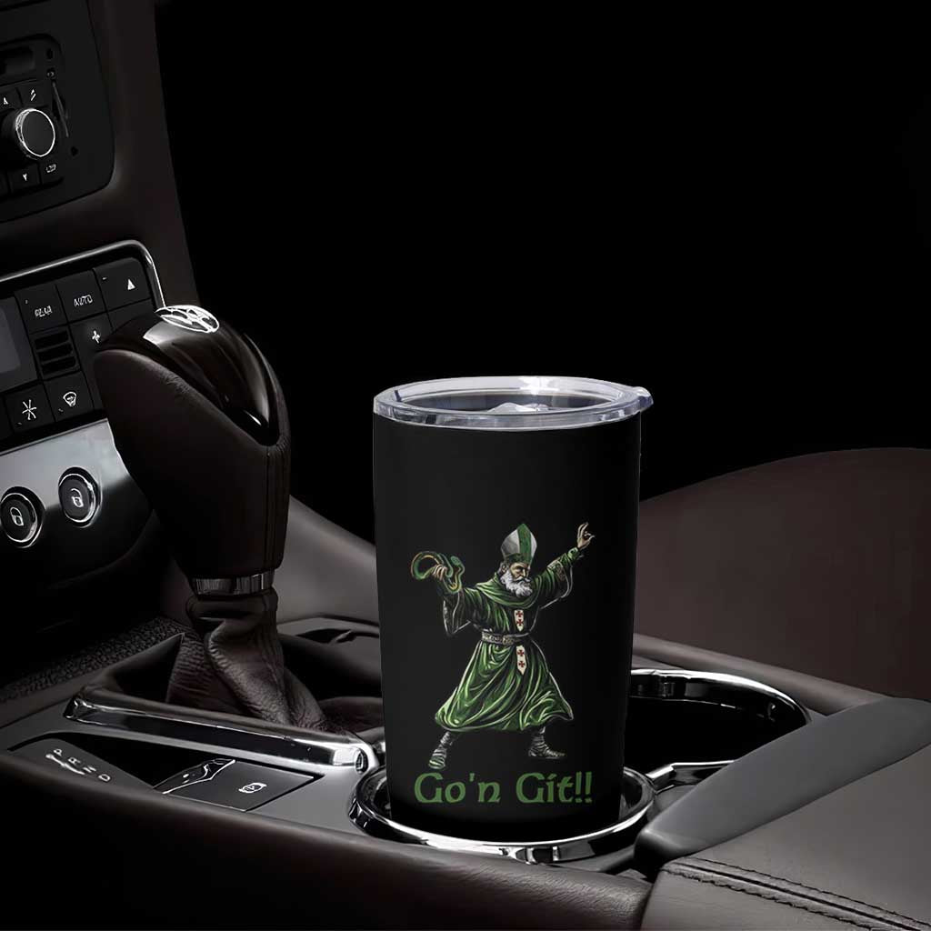 Funny St Patrick's Day Tumbler Cup Go'n Git Saint Patrick Snake