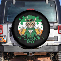 Funny St Catrick's Day Beer Spare Tire Cover St Patrick's Day Cat Beer Shamrock