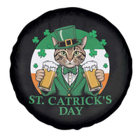 Funny St Catrick's Day Beer Spare Tire Cover St Patrick's Day Cat Beer Shamrock