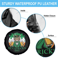 Funny St Catrick's Day Beer Spare Tire Cover St Patrick's Day Cat Beer Shamrock