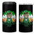 Funny St Catrick's Day Beer 4 in 1 Can Cooler Tumbler St Patrick's Day Cat Beer Shamrock - Wonder Print Shop