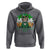 Funny St Catrick's Day Beer Hoodie St Patrick's Day Cat Beer Shamrock