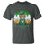 Funny St Catrick's Day Beer T Shirt St Patrick's Day Cat Beer Shamrock