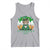 Funny St Catrick's Day Beer Tank Top St Patrick's Day Cat Beer Shamrock